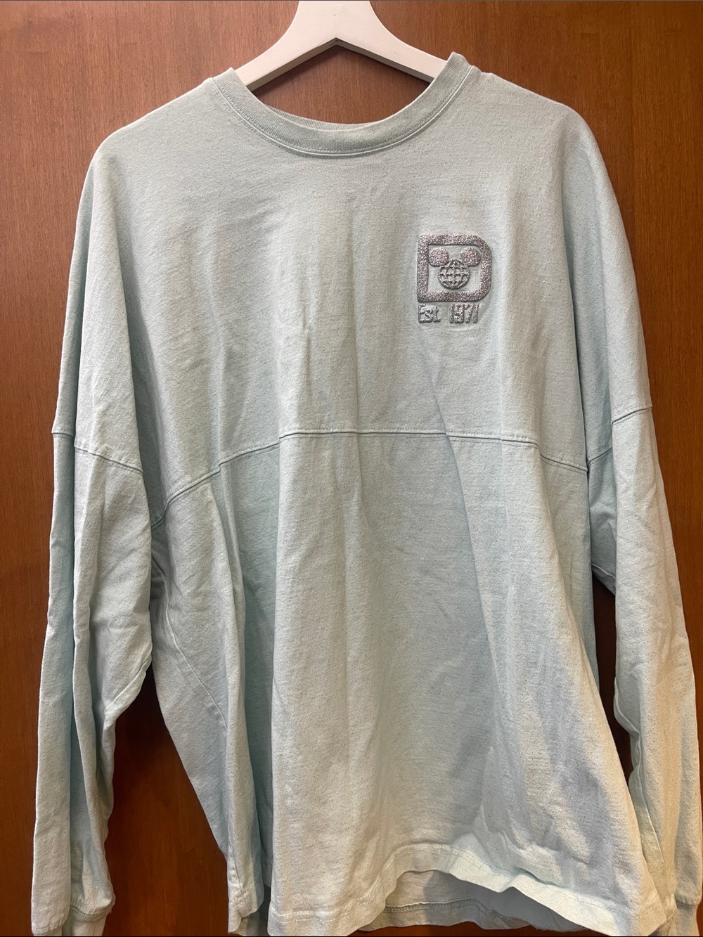 Disney Light Blue Crewneck Pullover Sweatshirt